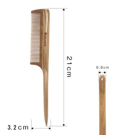 ORIENEX Premium Set Comb, Wooden Comb, Ring Comb, Hair Brush, Anti-Static, Hair Care, Scalp Massage, Natural Natural Wood, Unisex