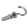 Keple C-shaped Hook Screws with Dowels 10/5.5 x 90, Eye