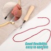 10pcs Punch Needle Threader, 7.87 Inch Long Needle Threaders Stitching