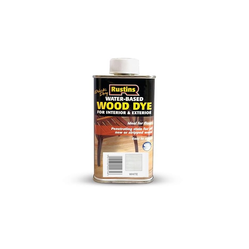 Rustins Wood Dye White 250ml