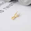 Micro Traders 50pcs 6x30mm Glass Fuse Holder Clips Connectors Brass