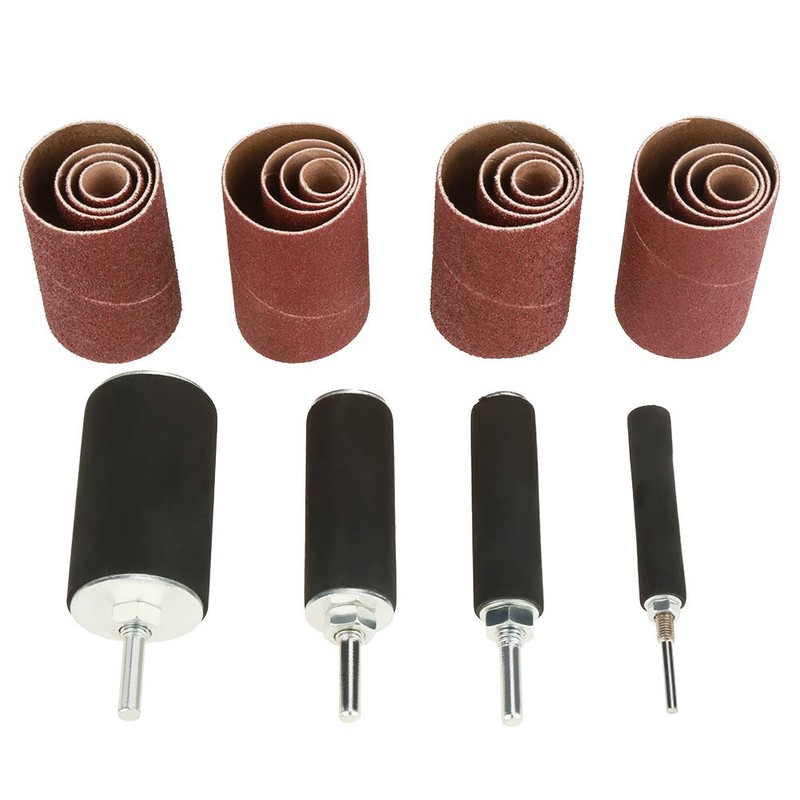 20-Piece Drum Sander Set with Sanding Drum Kit for Drills,