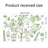 Condessacity Wall Sticker Tree Summer Green Birdcage Stylish Apple Tree