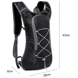 FGen MTB Backpack Bicycle Backpack, Ultralight Sports Backpack, Hiking Backpack, Small, MTB Bicycle Backpacks, Waterproof Backpacks for Men and Women, Waterproof Ultralight, for Cycling, Camping,