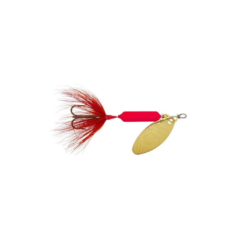 Yakima Bait Wordens 212-FLR Rooster Tail in-Line Spinner, 2 3/4",