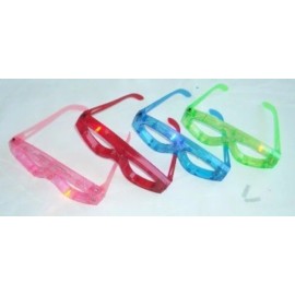 LED GEAR 12 PCS LIGHT UP GLASSES FLASHING LED SUN GLASS BLINKING RAVE PARTY FAVORS EDC