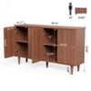 LITTLE TREE 59-Inch Buffet Cabinet Sideboard with Storage, Modern Sideboard