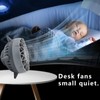 DaMohony Desk Fan with Smart Sensor Rechargeable Personal Table Fan