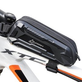 KEEPIFY Waterproof Bicycle Frame Top Tube Bag, Frame Bag, Bicycle Bag, Handlebar Bag, Bicycle Accessories for Bicycle and E-Bike