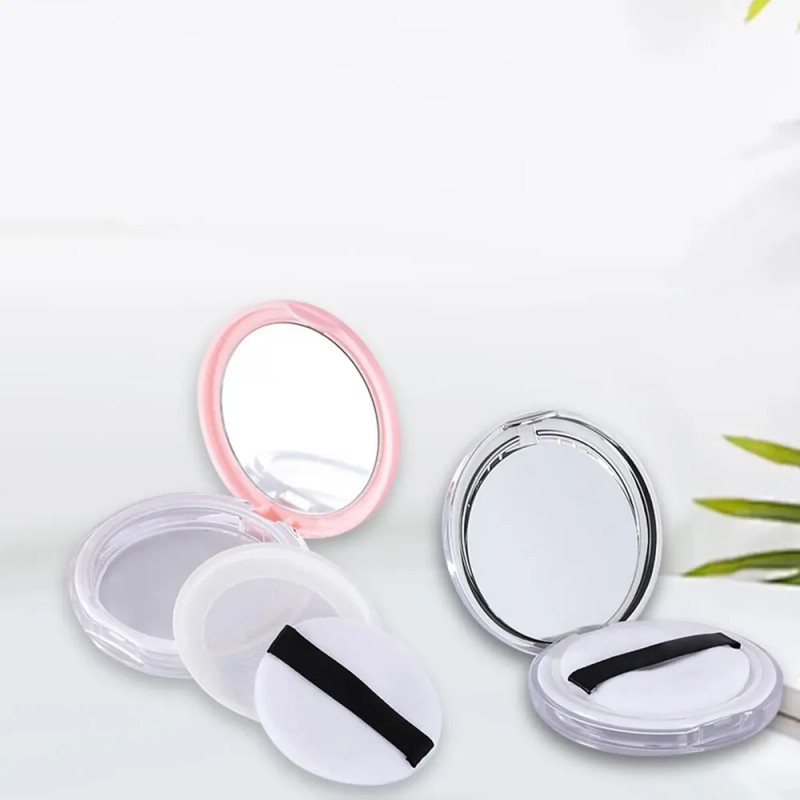 Contenedor De Polvo Compacto De 2 Piezas Con De Malla