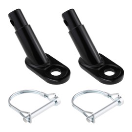 Bicycle Trailer Coupling Towing Hitch Bicycle Adapter Bicycle Trailer with Safety Pin for Dog Trailer Children's Trailer Pack of 2