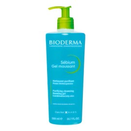 Bioderma Sébium Gel Moussant Limpia Y Purifica, 500 Ml Mixta