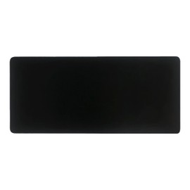 OTM Essentials Basics Cloth Desk Mat, Durable Office Supplies, Non-Slip Base, Responsive Desk Pad with Smooth Cloth Surface, Black