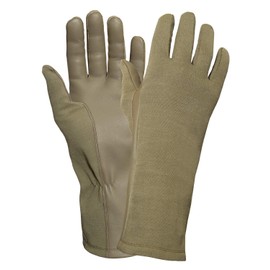 Rothco G.I. Type Flame & Heat Resistant Flight Gloves, Coyote Brown - 11