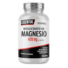Bisglicinato de Magnesio 420mg Essential | Tu aliado para un Bienestar Óptimo | Suplemento de Alta Absorción | Regulación y Equilibrio Electrolítico. 
