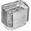 ReadySteadyServe Pack of 50 Aluminium Foil Food Containers with Lids