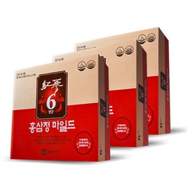 Chong Kun Dang Health 6-year-old red ginseng extract mild 240g 2 bottles 3 sets / 종근당건강 6년근 홍삼정 마일드 240g 2병 3세트
