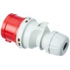 Kopp CEE 5-Pin Plug, 16 A, 400 V, Red, 174601005