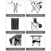 MSSOHKAN Camping Table Folding Portable Camp Side Table Aluminum Lightweight