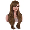 IMISSU 70 cm Long Hair Wavy Wigs with Fringe Cosplay