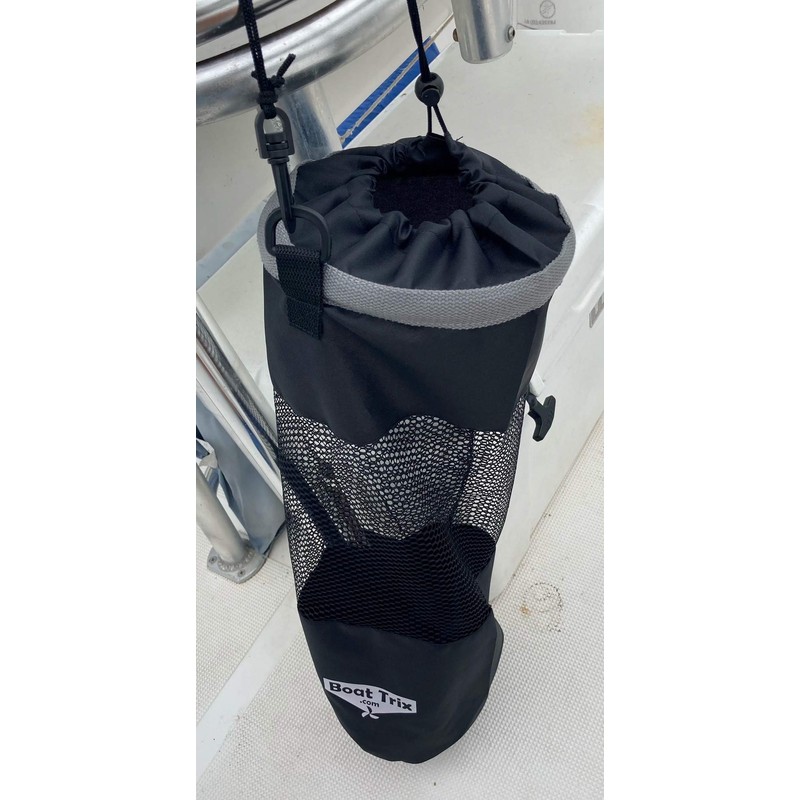 Boat Trash Bag Can Reuseable Washable Mesh and Nylon/Polyester by