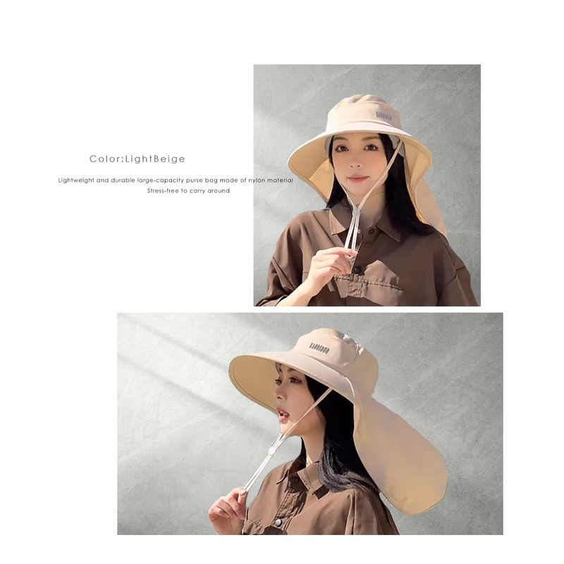 GISELLE UV-Protective Sun Hat, Sunburn Prevention, Wide Brim, Full Shade,