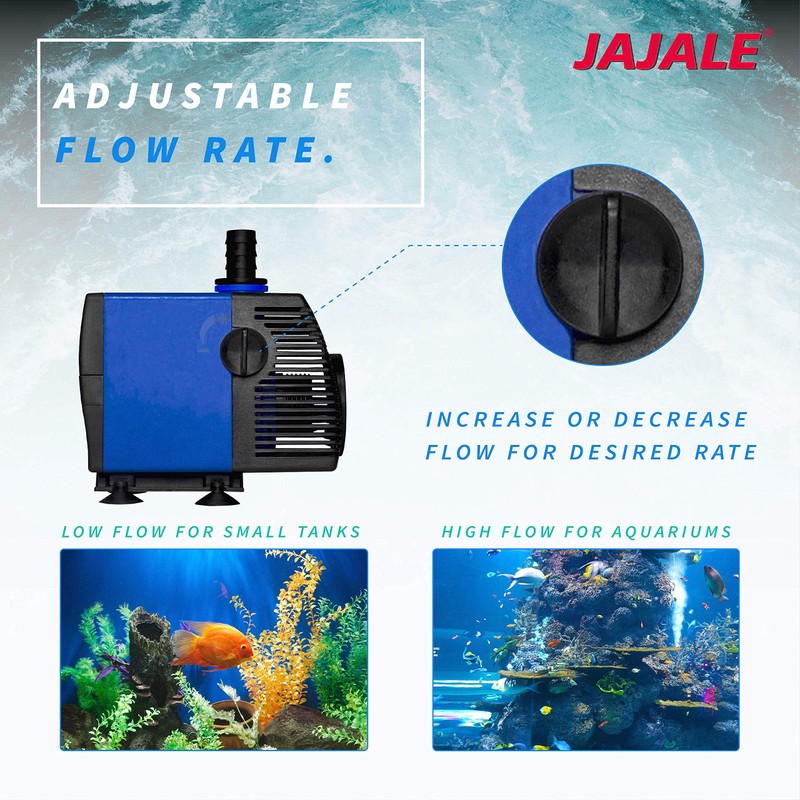 JAJALE 1060 GPH Submersible Water Pump Ultra Quiet for Pond,Aquarium,Fish