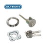 SUMBIN Jimmy Proof Night Latch for Front Door Silvery Color