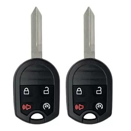 key2u, New Keyless Entry Car Key Fob with Remote Start Button Compatible with Ford F150 F250 F350 F-Series Explorer Expedition Edge Lincoln FCC ID: CWTWB1U793 / OUC6000022, 315MHz (Pack of 2)