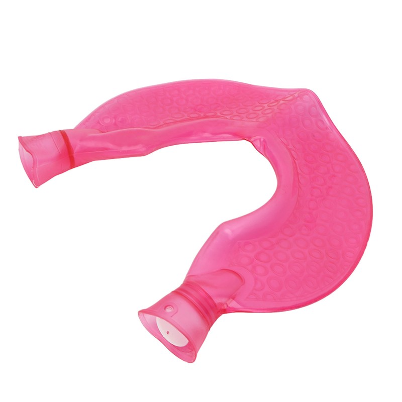 1400ml Hot Water Bottle U Shaped Reduce Pain Transparent Hot