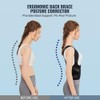 Posture Corrector for Women and Men, Back Brace Support (Black,