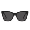 Quay Square Sunglasses, Black, Extra Large
