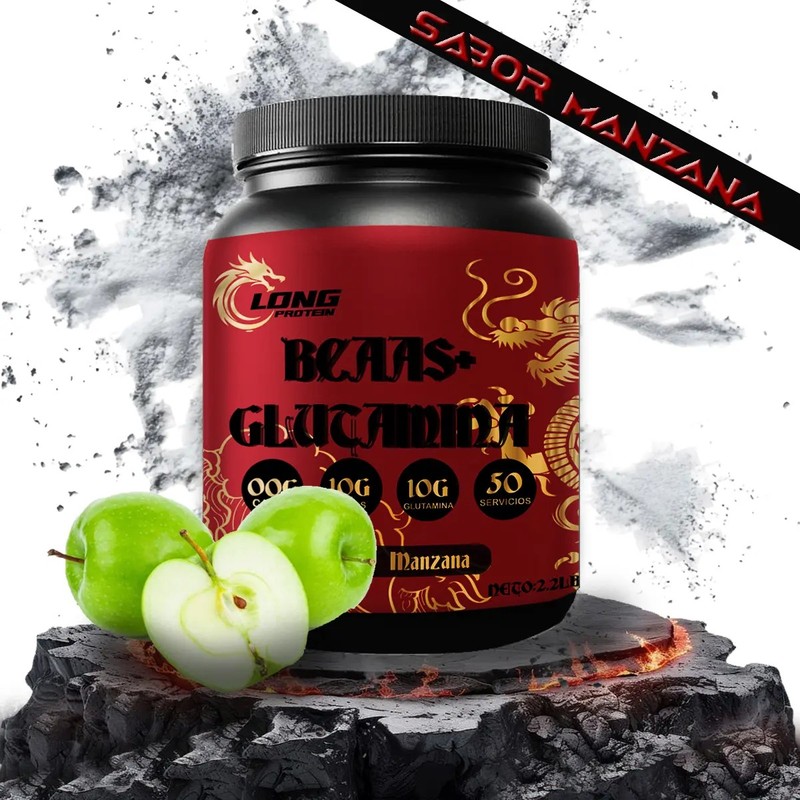 Aminoacidos Bcaas Gluta En Polvo Long 1kg Prentreno Varios
