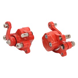 Pocket Bike Brake Caliper Front, Pocket Bike Brake Caliper, Brake Calipers and Accessories, Pack of 2 Brake Calipers, Front and Rear Replacement for 47 CC 49 CC 2-Stroke Pocket Bike Mini Dirt Bike