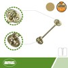 AMIG – Thresen Latch 6 – 125 Polished Brass Screen