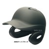 SSK H8500M Baseball Hard Helmet with Binaural (Matte), Matte Black,