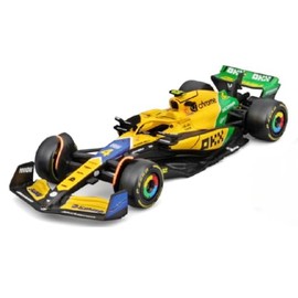 Bburago (ブラーゴ) 2024 Model 1/43 F1 McLaren MCL38 Senna Memorial Color #4 Lando Norris Race Sports Car Diecast Car Completed Item 18-38214 Senna (#4)