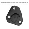 Motorcycle Kickstand Extender Pad Support Plate Aluminium Alloy Replacement for