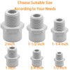 YSIL PVC Fitting 1 Inch 12 Pack, PVC Pipe Male