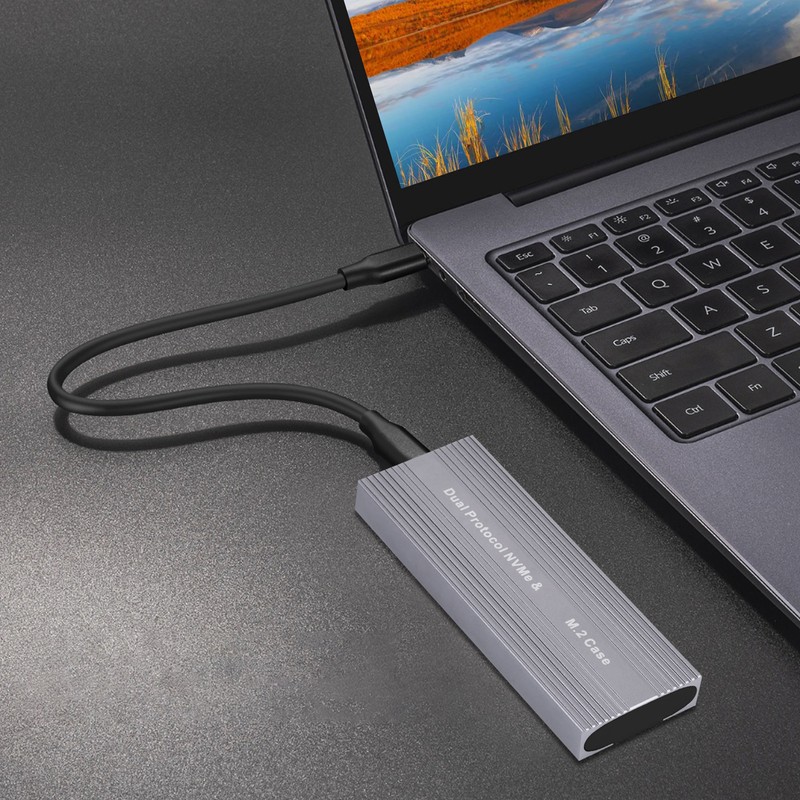 M.2 Nvme PCIE NGFF SATA SSD Enclosure Type C Port