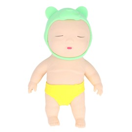 Squeeze Sand Doll Toy Stretch Sand Doll Squeeze Stress Deformable Anxiety Stress Relief Sensory Toy L Green Hat