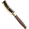 Expert Care Flex Boar&Nylon Bristles Gold & Brown