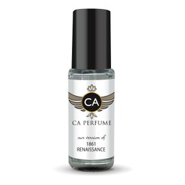 CA Perfume Impression of 1861 Renaissance For Women & Men Replica Fragrance Body Oil Dupes Alcohol-Free Essential Aromatherapy Sample Travel Size Concentrated Long Lasting Roll-On 0.14 Fl Oz/4ml-X1