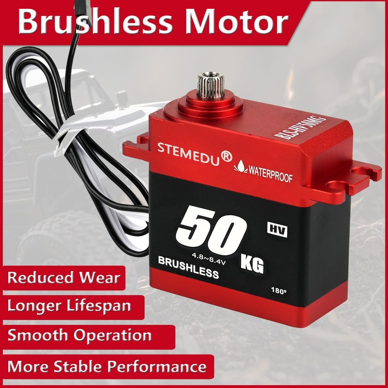 50KG Waterproof Servo High Torque RC Digital Servo Brushless Motor