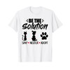 Be The Solution Spay Neuter Adopt Animal Lovers T-Shirt