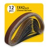 1 x 42 Inch 120 Grit Sanding Belt | Premium