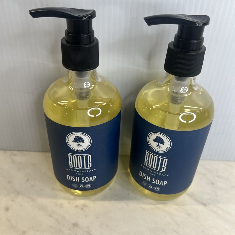 Emporium TWO Roots Aromatherapy Lemon Dish Soap 10 Oz 300mL