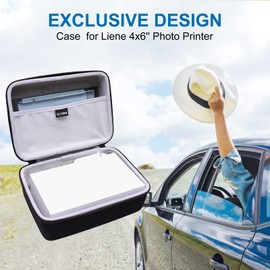 LTGEM - Funda rígida de EVA para impresora fotográfica Liene de 4 x 6 pulgadas, impresora fotográfica WiFi, impresora fotográfica instantánea para smartphone