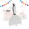 Putty Knife 6 Inch,One Piece Premium Polished All-Stainless Steel Scraper