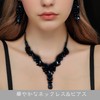 N-Style Necklace and Earrings Set Wedding Party Accessories Bijou Gold,